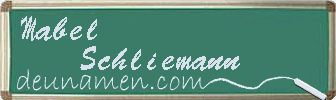 Mabel Schliemann Visitenkarte